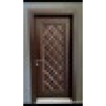 Diamond Design Luxury High Quality Pvc Coated WPC Door